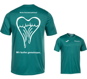 Läufer-T-Shirt für den Muko-Freundschaftslauf in grün